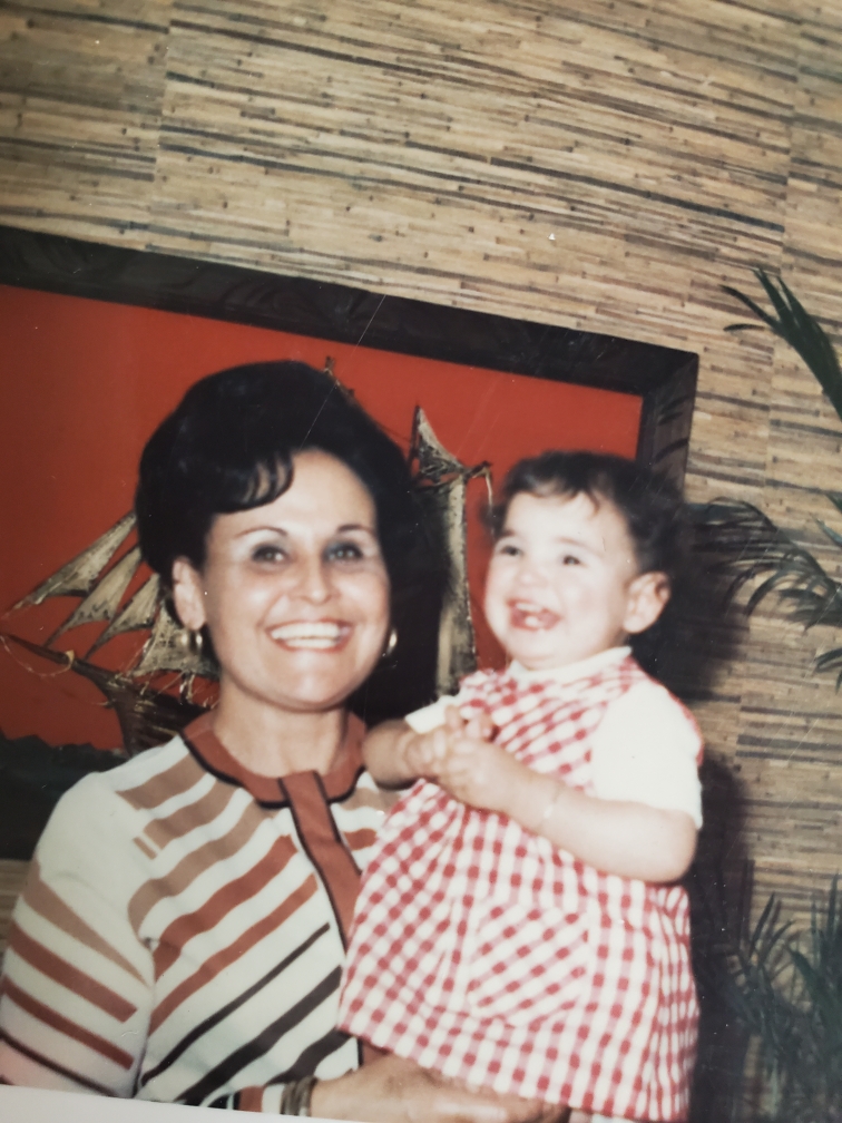 Marcela with her mother in the 1970s
