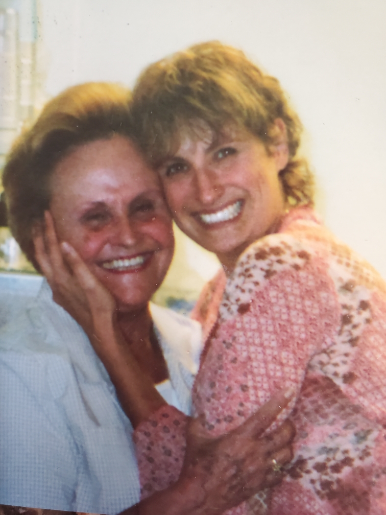 Marcela with her mother in the Little One restaurant
